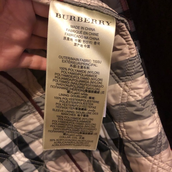 Burberry Brit red quilted hooded coat jacket - Picture 5 of 6